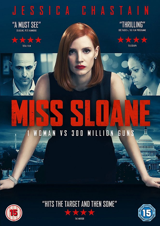 Miss Sloane - Uma Mulher de Armas - Cartazes