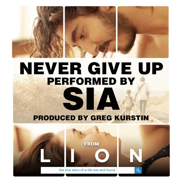 Sia - Never Give Up (Lyric video) - Posters