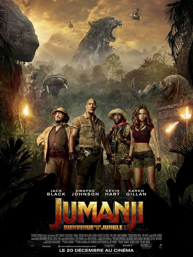 Jumanji : Bienvenue dans la jungle - Affiches