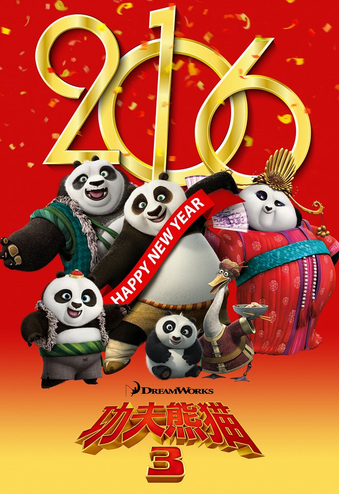Kung Fu Panda 3 - Plakaty