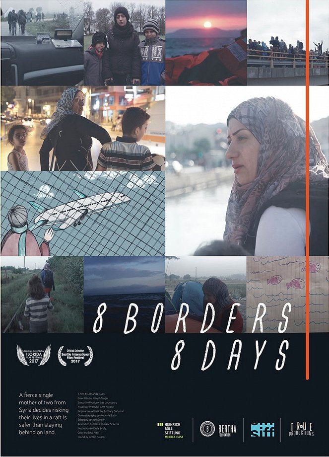 8 Borders, 8 Days - Affiches