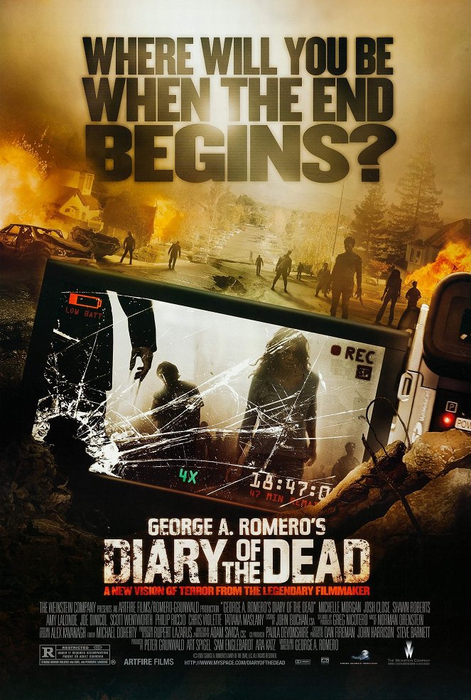 Deník mrtvých - Plakáty