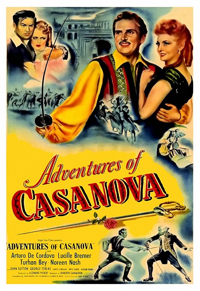 Adventures of Casanova - Affiches