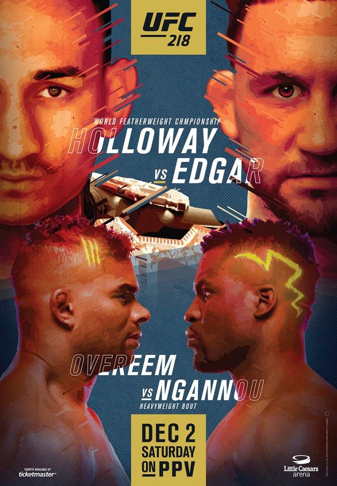 UFC 218: Holloway vs. Aldo 2 - Plakate