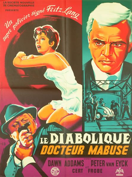 The Thousand Eyes of Dr. Mabuse - Posters