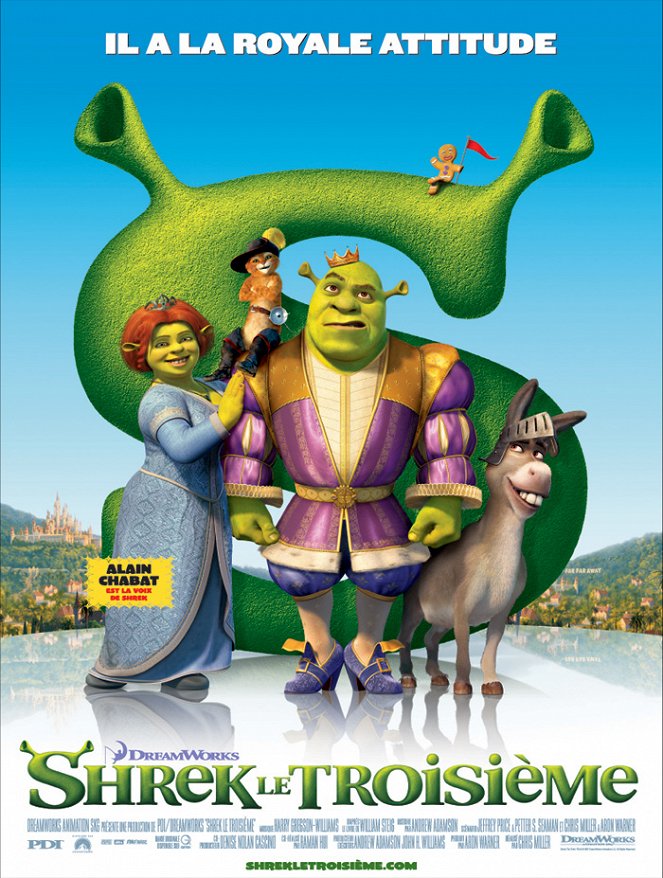 Shrek le troisième - Affiches