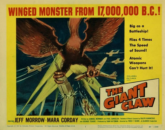 The Giant Claw - Julisteet