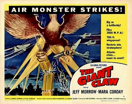 The Giant Claw - Plakátok