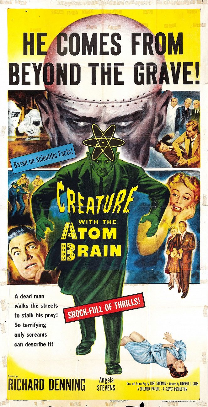 Creature with the Atom Brain - Plakátok
