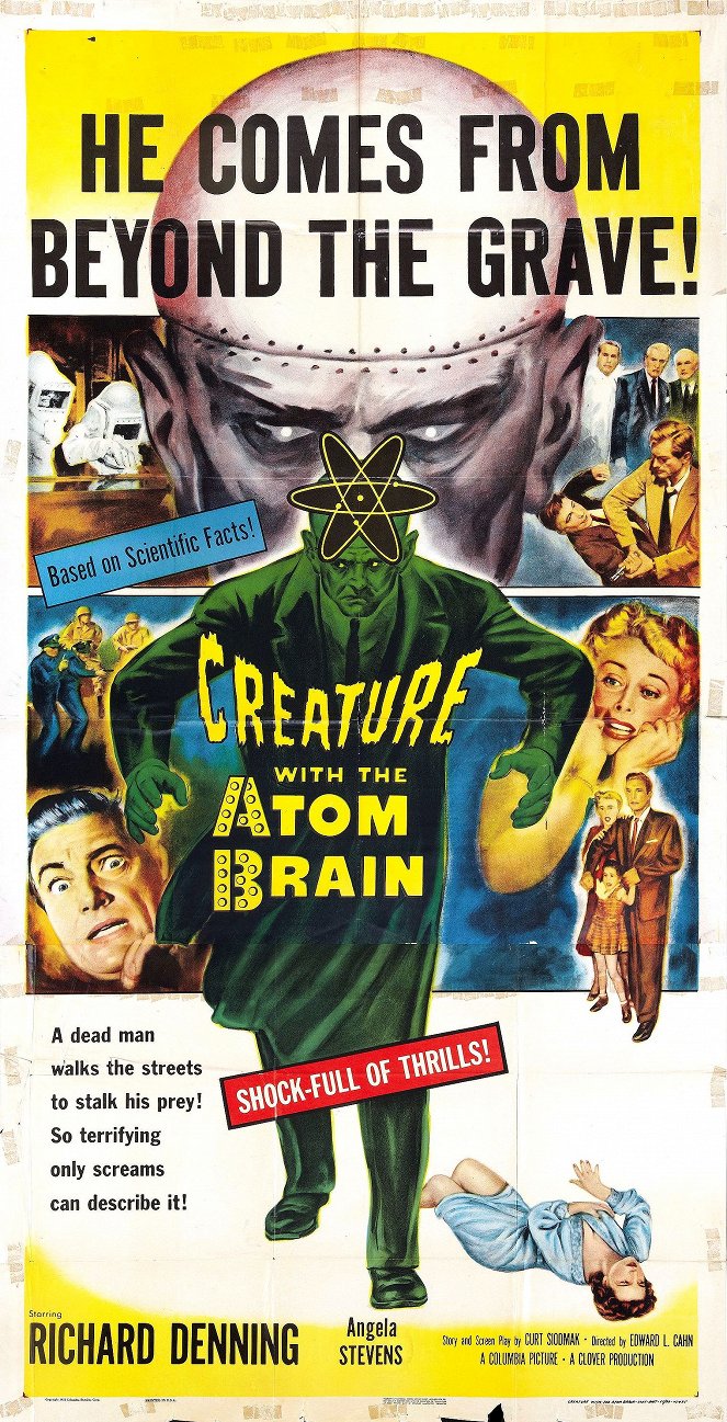 Creature with the Atom Brain - Plakáty