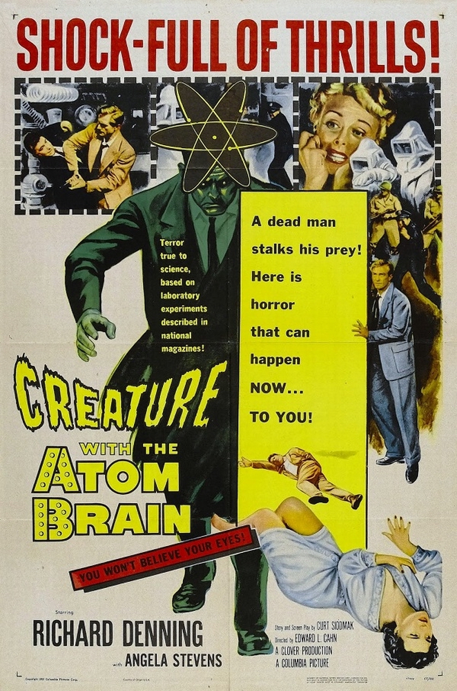 Creature with the Atom Brain - Posters