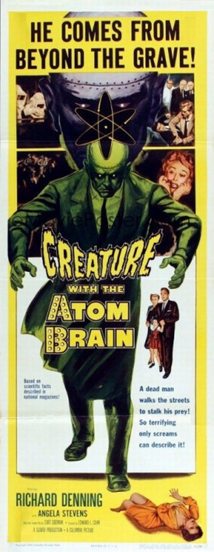 Creature with the Atom Brain - Plakaty