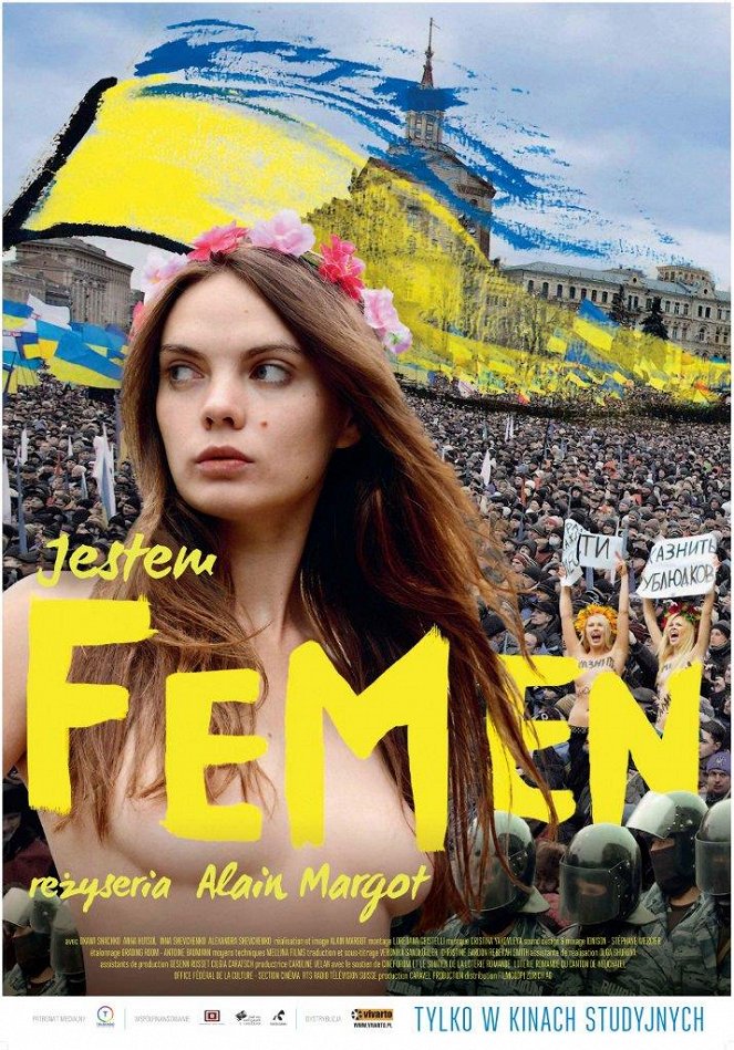 Jestem Femen - Plakaty