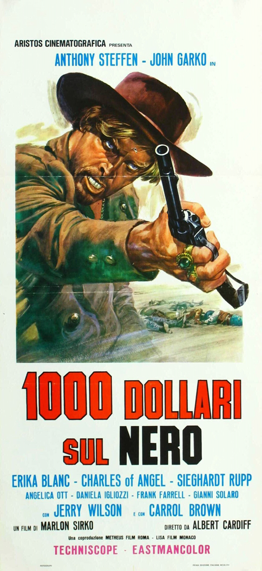 1000 dollari sul nero - Cartazes