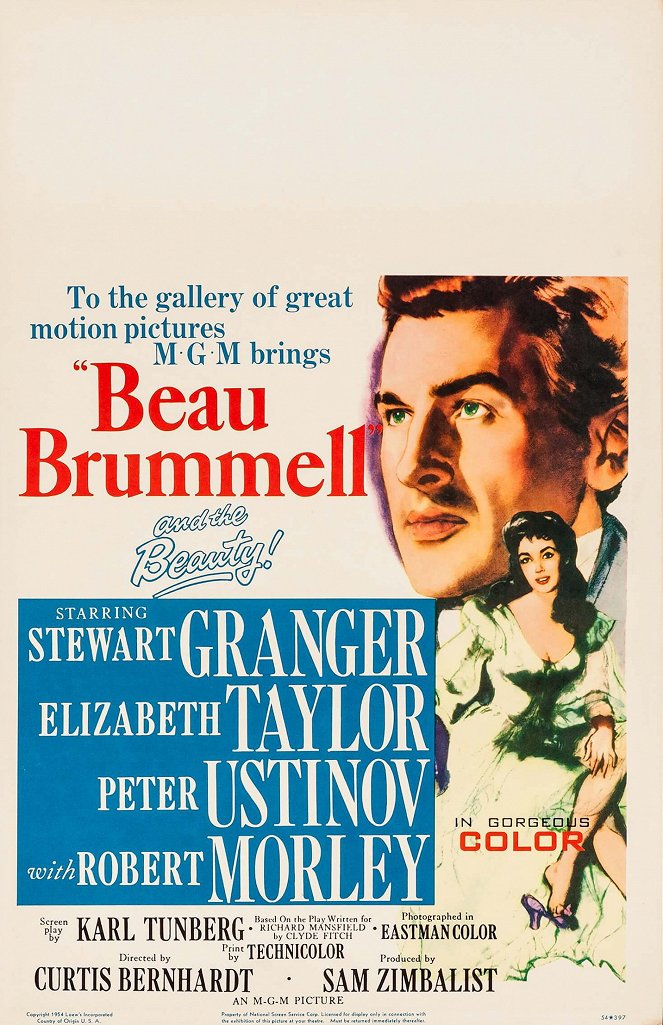 Beau Brummell - Plakátok