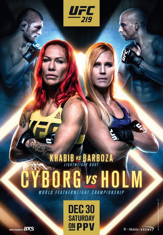 UFC 219: Cyborg vs. Holm - Plagáty