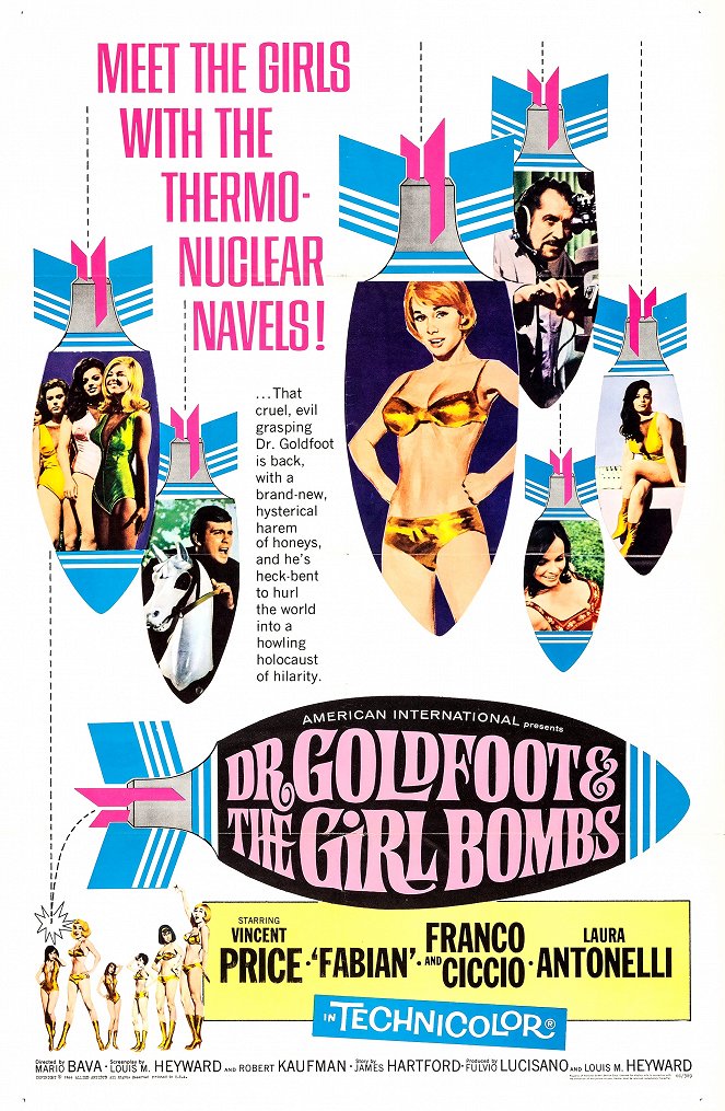Dr. Goldfoot and the Girl Bombs - Julisteet