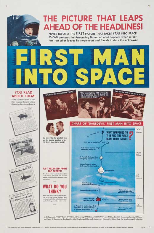 First Man Into Space - Posters