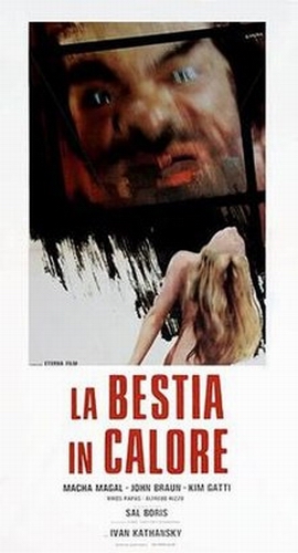 La bestia in calore - Cartazes