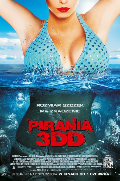 Pirania 3DD - Plakaty