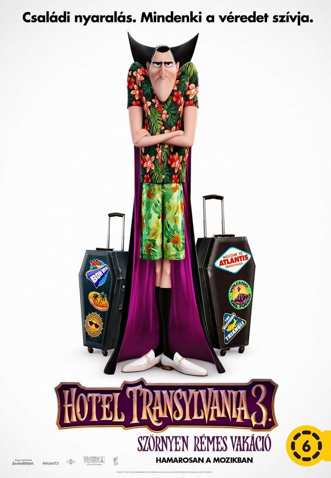 Hotel Transylvania 3. - Szörnyen rémes vakáció - Plakátok