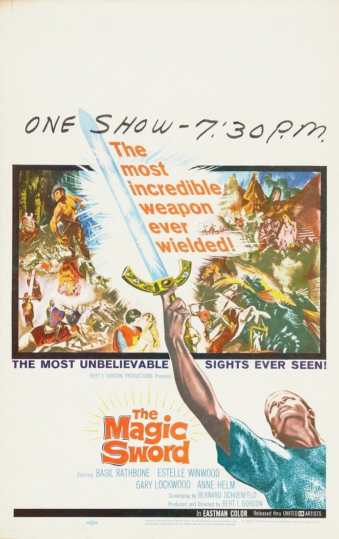The Magic Sword - Plakátok