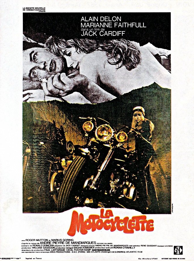 Het meisje met de motorfiets - Posters