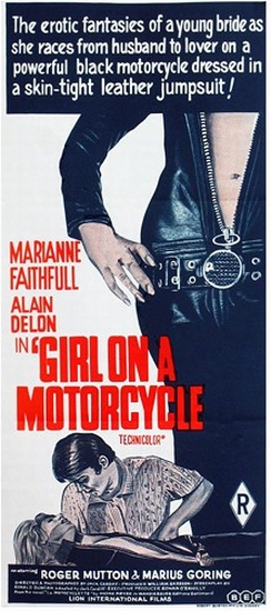 Dívka na motocyklu - Plakáty