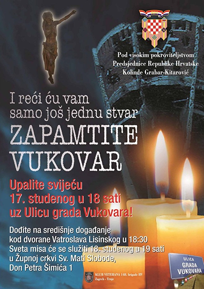 Zapamtite Vukovar - Plakátok
