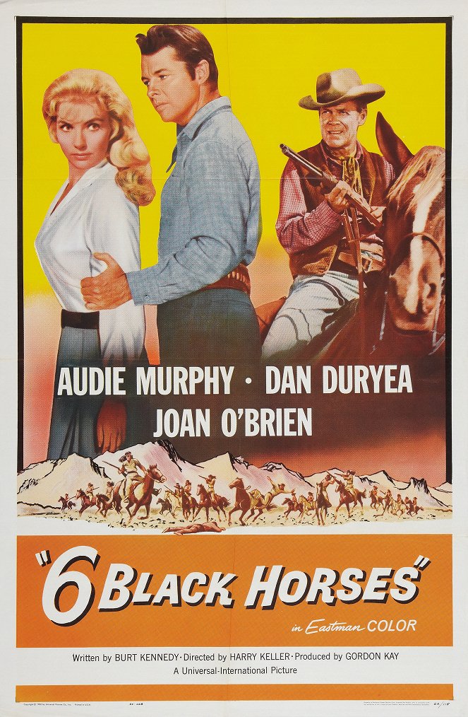 Six Black Horses - Plakáty