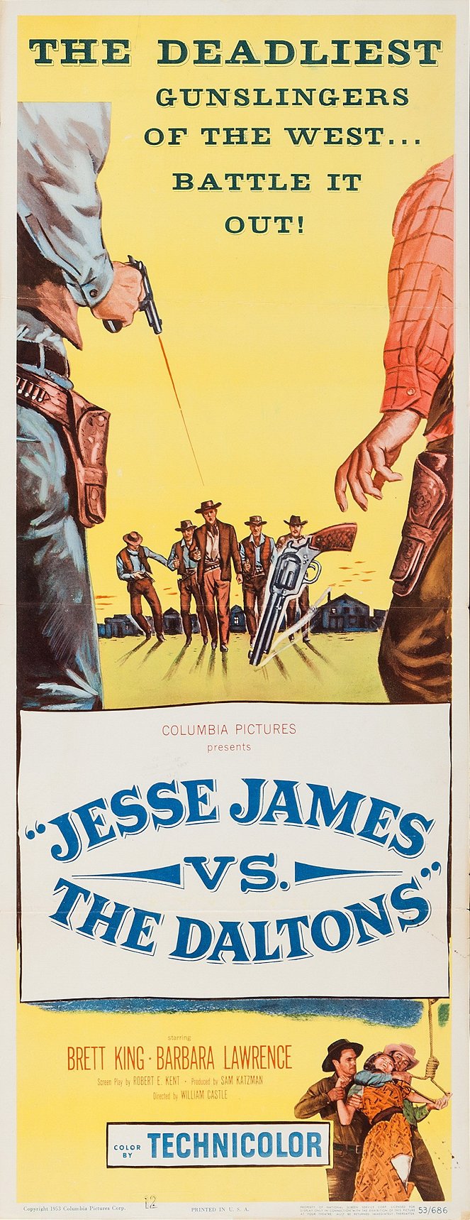 Jesse James vs. the Daltons - Cartazes