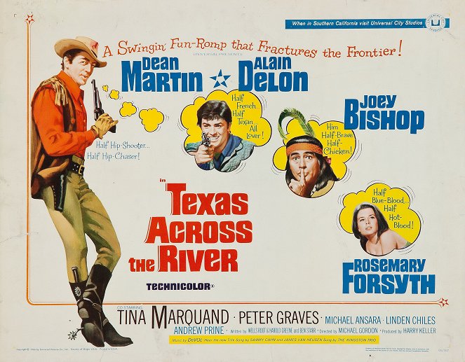 Texas Across the River - Plakaty