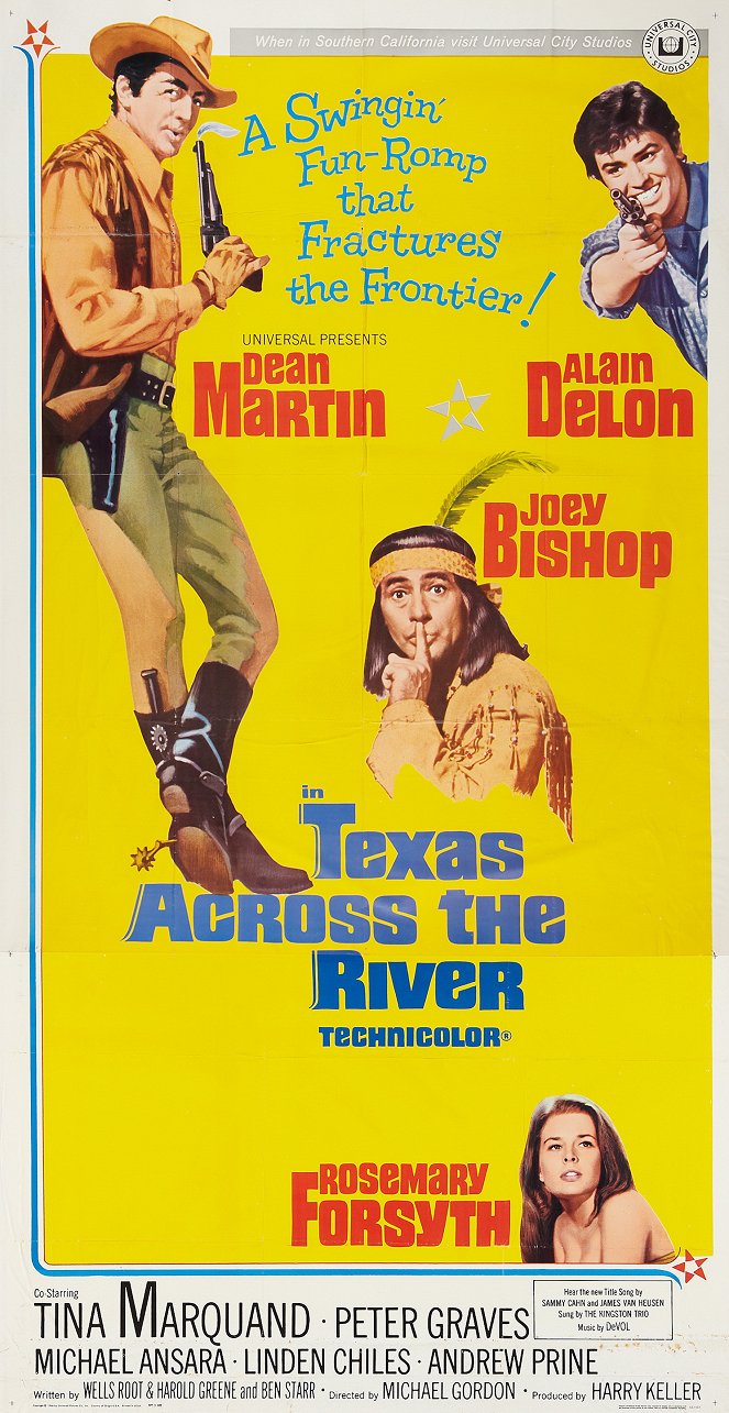 Texas Across the River - Plakaty