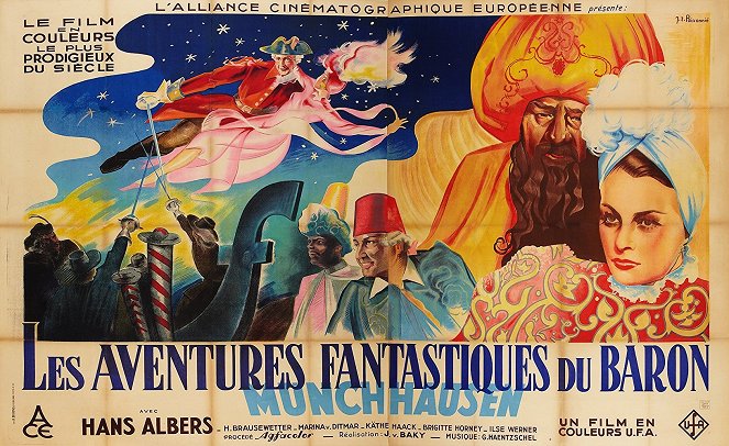 Les Aventures fantastiques du baron Munchausen - Affiches