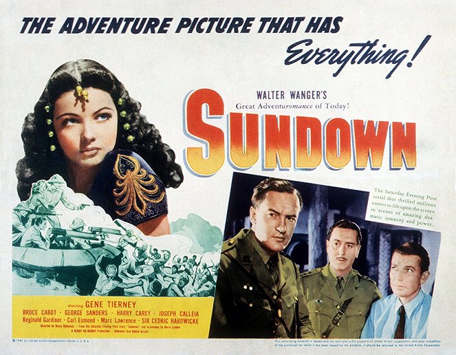 Sundown - Plakátok