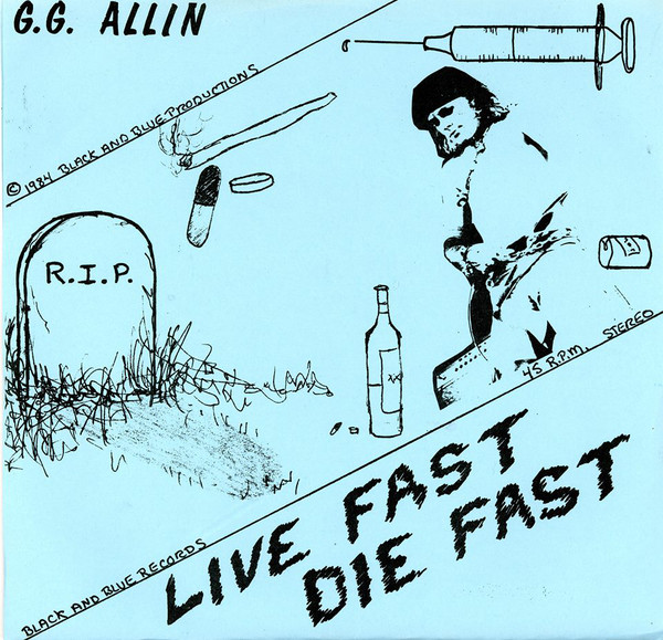GG Allin - Live Fast Die Fast - Posters