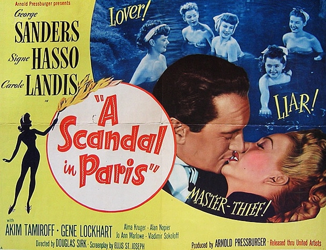 A Scandal in Paris - Posters