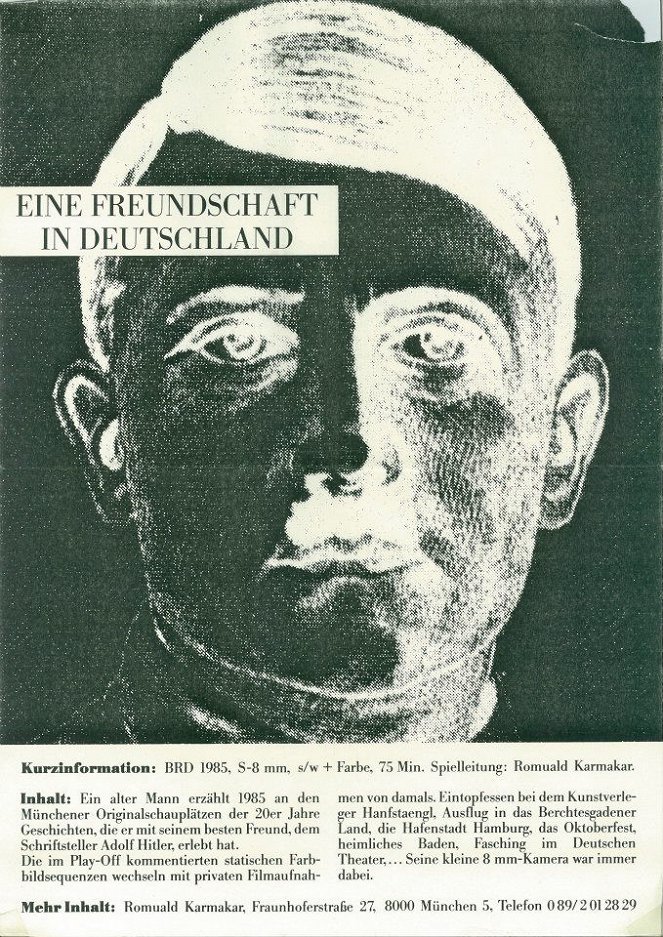 Eine Freundschaft in Deutschland - Plakate