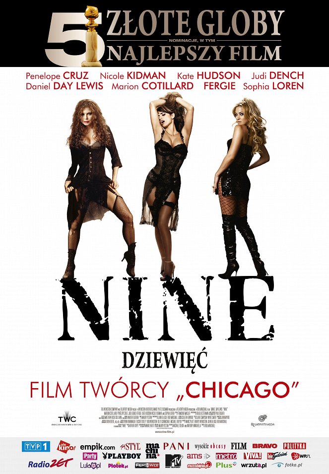 Nine - Dziewięć - Plakaty