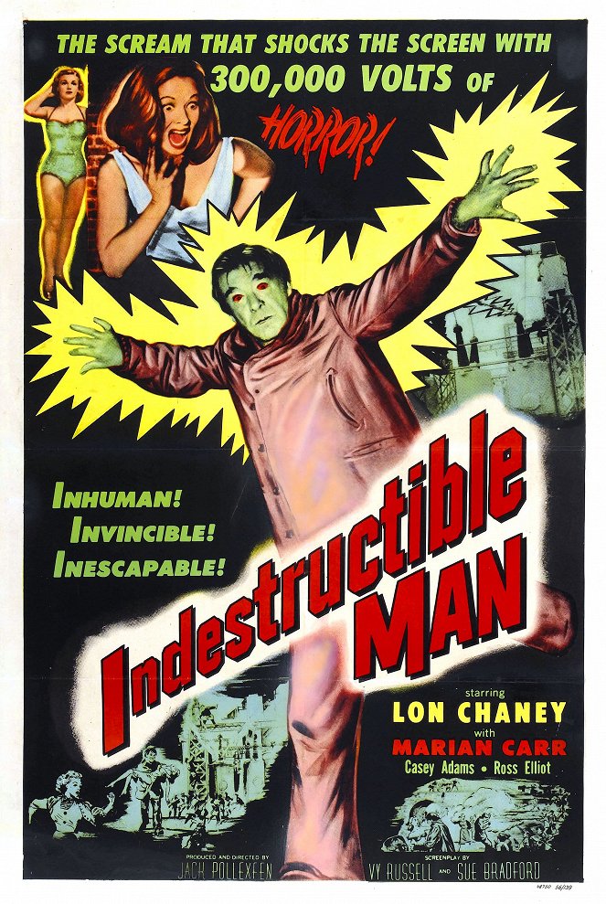 Indestructible Man - Plakate