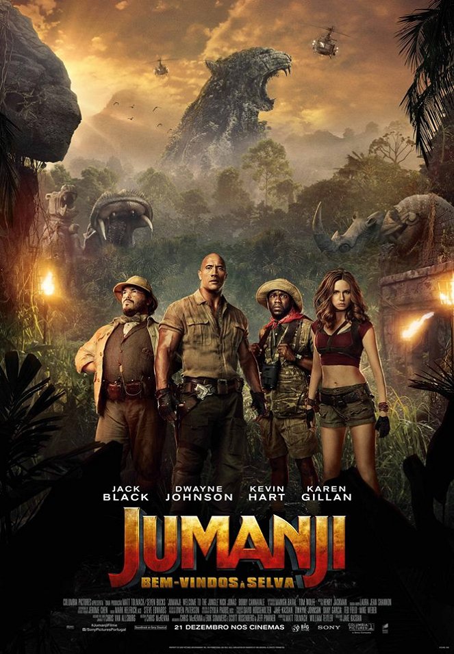 Jumanji: Bem-Vindos à Selva - Cartazes