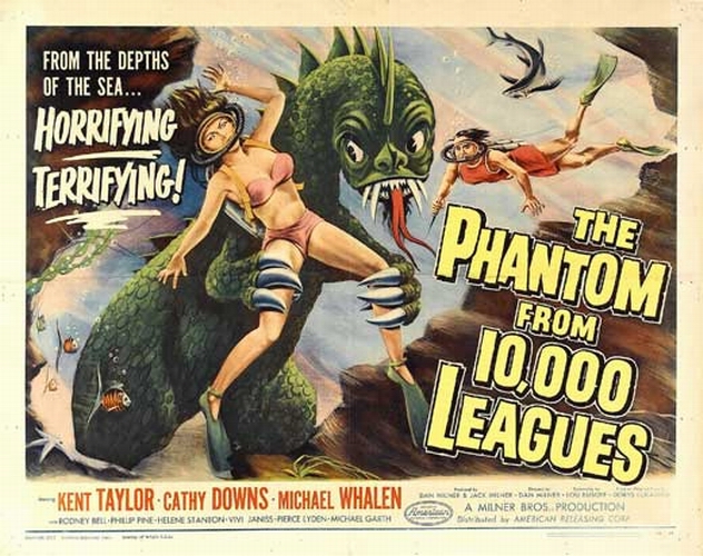 The Phantom from 10,000 Leagues - Plakáty