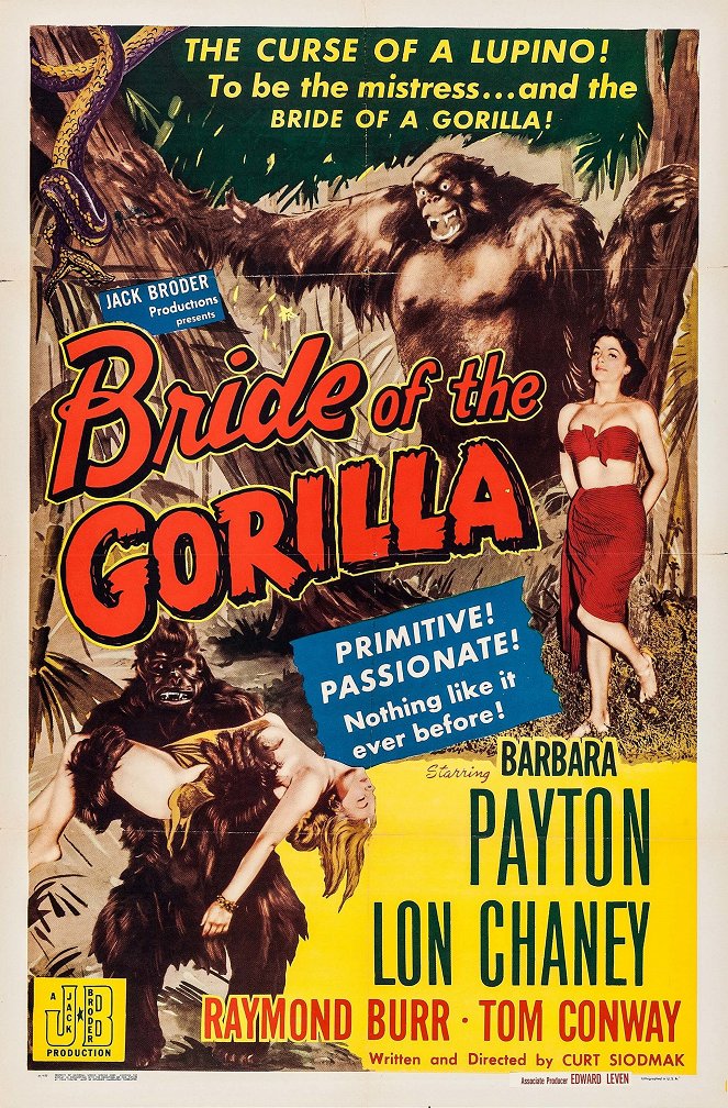 Bride of the Gorilla - Plakaty