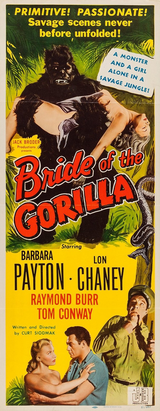 Bride of the Gorilla - Plakaty