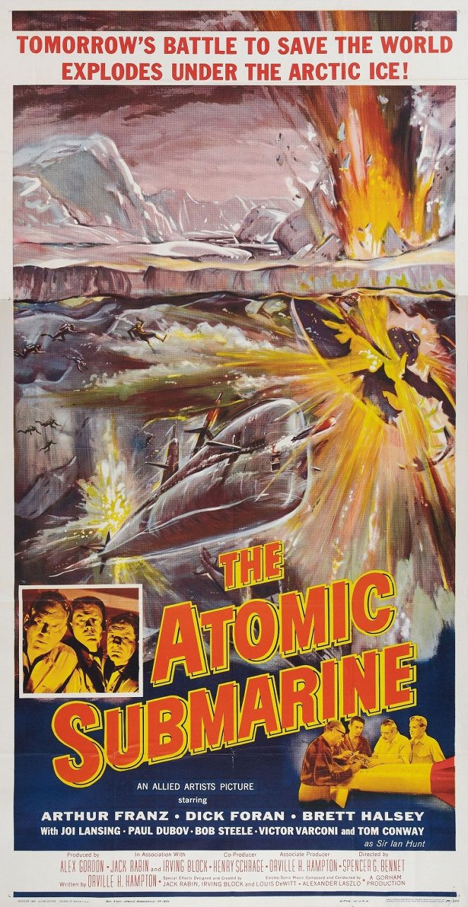 Atomowa łódź podwodna - Plakaty