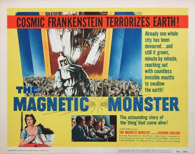 The Magnetic Monster - Plakaty