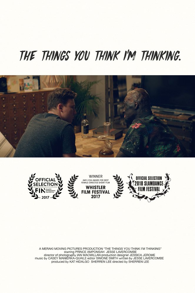 The Things You Think I'm Thinking - Plakate