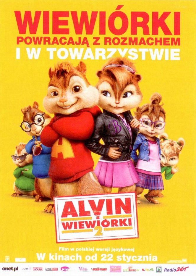 Alvin i wiewiórki 2 - Plakaty
