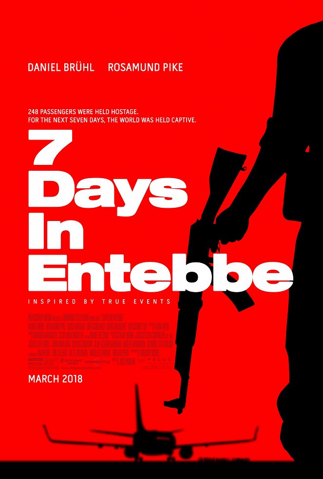 7 días en Entebbe - Carteles