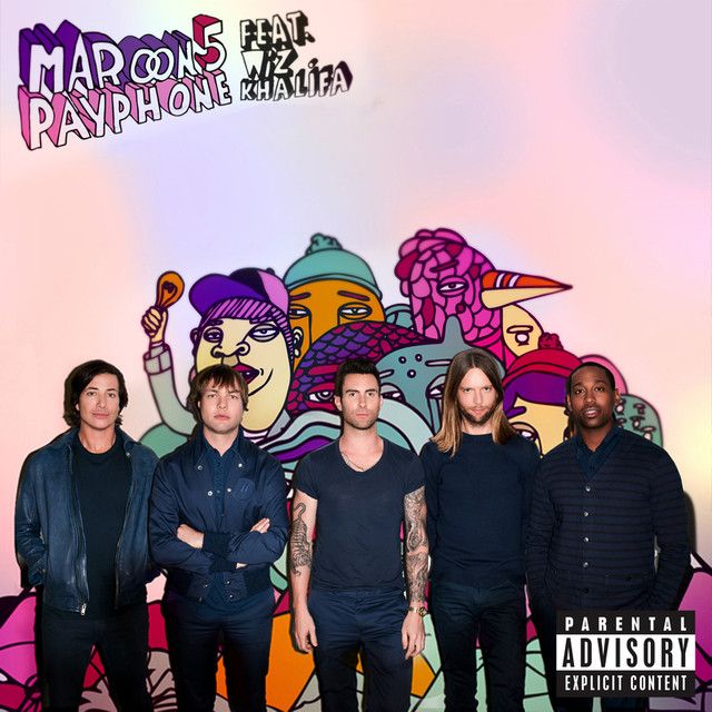 Maroon 5 feat. Wiz Khalifa - Payphone - Cartazes